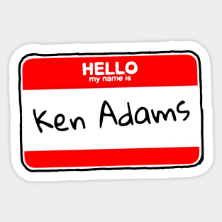 Ken Adams Sticker